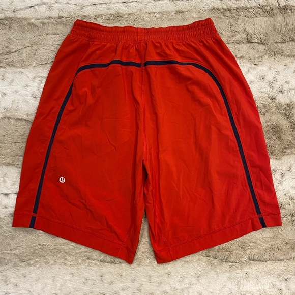 lululemon athletica Other - Lululemon Men’s lined Pace-Breaker Shorts in Red Size S